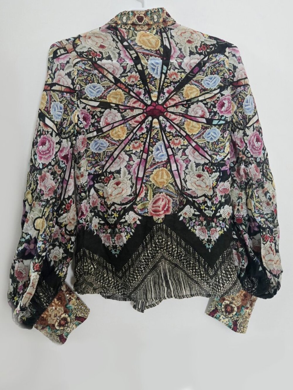 Camilla Flamenco Sweep Blouse Size 1 Small - Picture 3 of 9